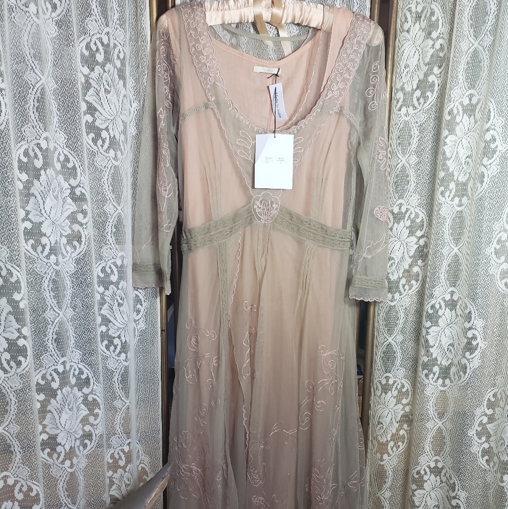 Nataya Vintage Inspired Dress-Quartz Color Size  1x-PMNAT1A